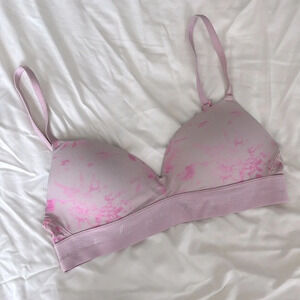 PINK Tie Dye wireless bra